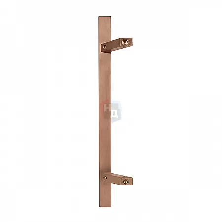 Дверная ручка скоба ABARO Sydney 45° L:600 X:400 W:40*20mm SS 304 медь PVD (комплект)