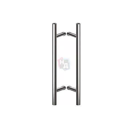 Дверная ручка скоба WALA P45 45° L:800 X:600 D:30 SS сталь нержавеющая (комплект)
