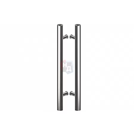Дверная ручка скоба WALA P10 90° L:1400 X:1200 D:40 SS сталь нержавеющая (комплект)