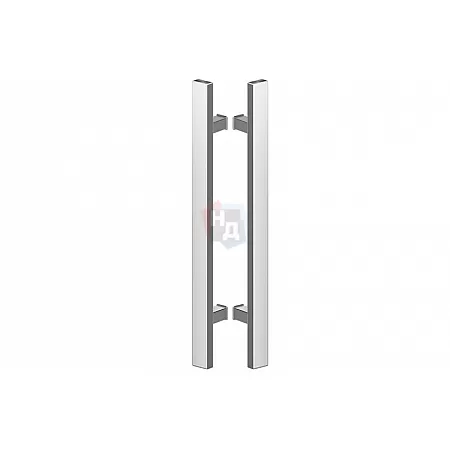 Дверная ручка скоба WALA Q10 90° L:300 X:200 D:40x20 SS нержавеющая сталь (комплект)