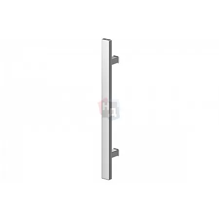 Дверная ручка скоба WALA Q10 90° L:1800 X:1300 D:40x20 SS нержавеющая сталь (половинка для стеклянных дверей)