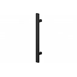 Дверная ручка скоба WALA QA10 90° L:300 X:200 D:40x20 ALU черный (половинка для стеклянных дверей)