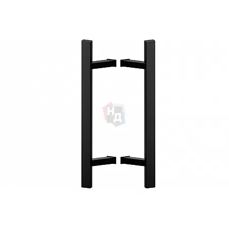 Дверная ручка скоба WALA QA45RX 45° L:1000 X:800 D:40x20 ALU черный (комплект)