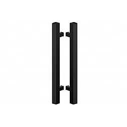 Дверная ручка скоба WALA QA10 90° L:1800 X:1300 D:40x40 ALU черный (комплект)