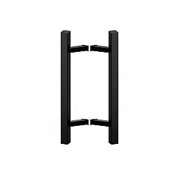 Дверная ручка скоба WALA QA45RX 45° L:1800 X:1300 D:40x40 ALU черный (комплект)