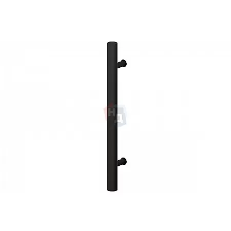 Дверная ручка скоба WALA PA10 90° L:1200 X:1000 D:40 ALU черный (комплект)