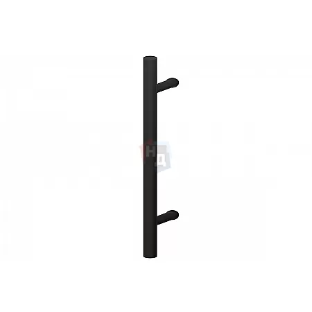 Дверная ручка скоба WALA PA45 45° L:1600 X:1200 D:40 ALU черный (комплект)