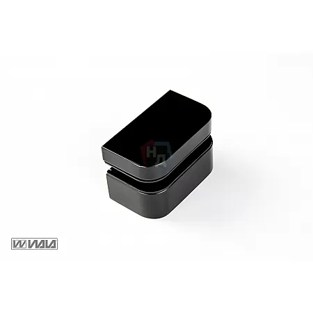 Ответная планка WALA TAF1 (монтаж на стеклянной панели толщиной 8-12 мм) черный
