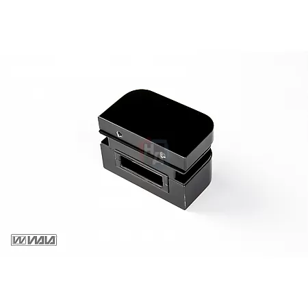 Ответная планка WALA TAF1 (монтаж на стеклянной панели толщиной 8-12 мм) черный