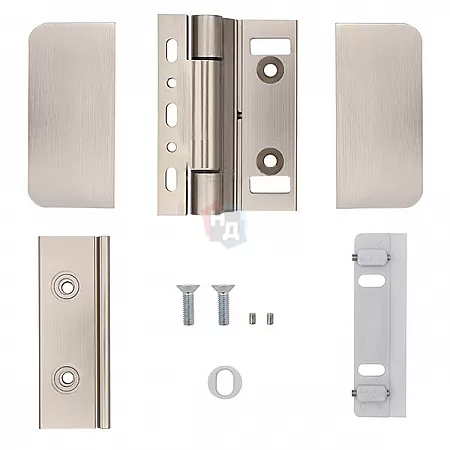 Петля для стеклянных дверей WALA WTB8010441X (94x48.3) покрытие INOX