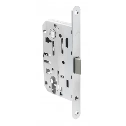 Замок межкомнатный Safita PZ 410C-S 85*50 SC хром матовый