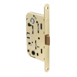 Замок межкомнатный Safita WC 410B-S 96*50 PB латунь полированная
