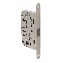 Замок межкомнатный магнитный Safita WC MG410B-S 96*50 MSN никель матовый