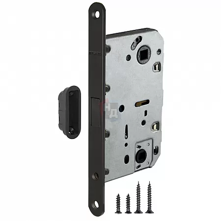 Замок межкомнатный магнитный WC Fuaro M96WC-50BL черный