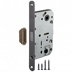 Замок межкомнатный магнитный WC Fuaro M96WC-50GR графит