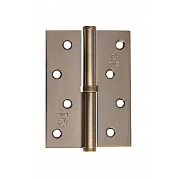 Петля дверная врезная Gavroche GR 100x75x2.5 B1 AB бронза правая