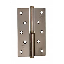Петля дверная врезная Gavroche GR 125x75x2.5 B1 AB бронза правая
