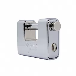 Замок навесной CISA LL 21810.80 хром (80 мм, 2 ключа)