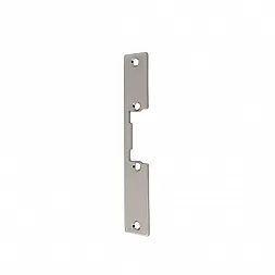 Ответная планка CISA 05005-12 короткая к электрозащелкам 15160, 15140, 15102, 15100 нержавеющая сталь