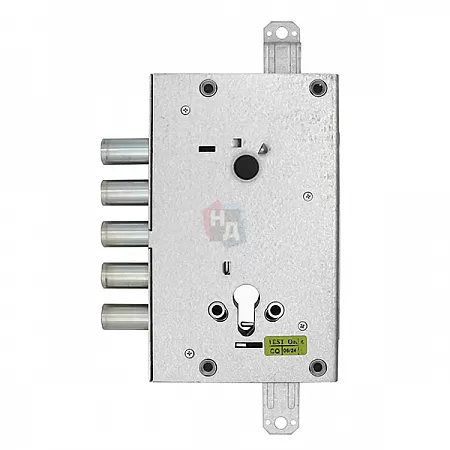 Замок врезной CISA 56405 хром матовый (без торцевой планки)