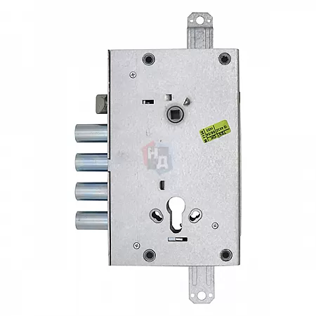 Замок врезной CISA 56415 хром матовый (без торцевой планки)