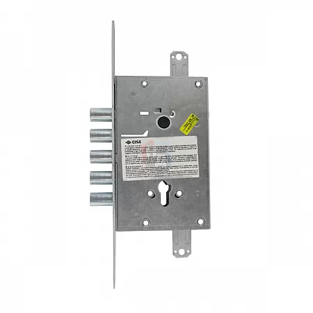 Замок врезной редукторный с блокировкой CISA 56525 Revolution Pro хром матовый
