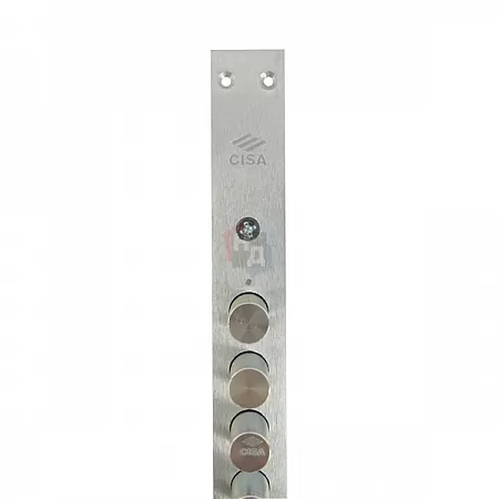 Замок врезной редукторный с блокировкой CISA 56525 Revolution Pro хром матовый