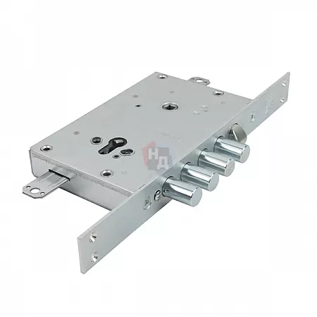Замок врезнойредукторный с блокировкой  CISA 56535 Revolution Pro хром матовый