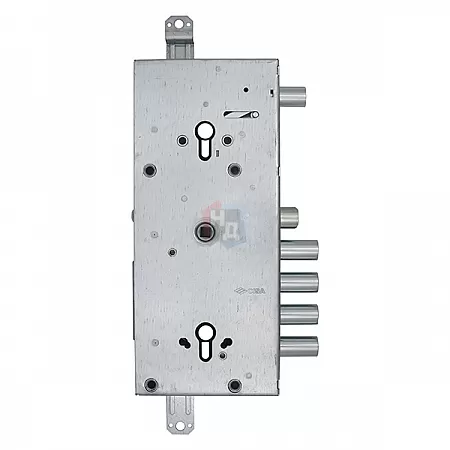 Замок врезной двухсистемный CISA 56765 Revolution Pro хром матовый