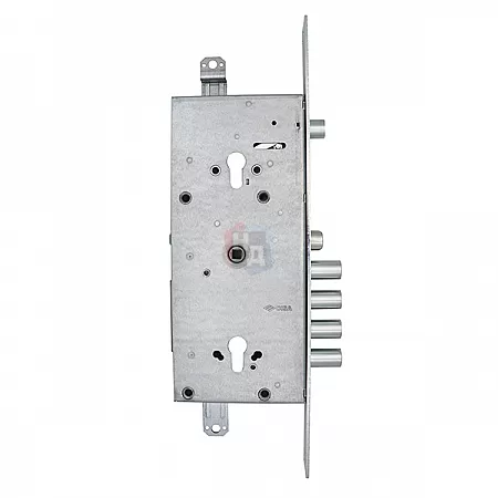 Замок врезной двухсистемный CISA 56785 Revolution Pro хром матовый