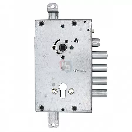 Замок врезной CISA 56815 Comfortlock хром матовый (без торцевой планки)