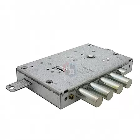 Замок врезной CISA 57665 ALPS хром матовый с перекодировкой (без торцевой планки)