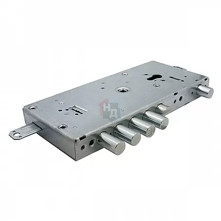 Замок врезной двухсистемный CISA 57965 ALPS хром матовый с перекодировкой (без торцевой планки)