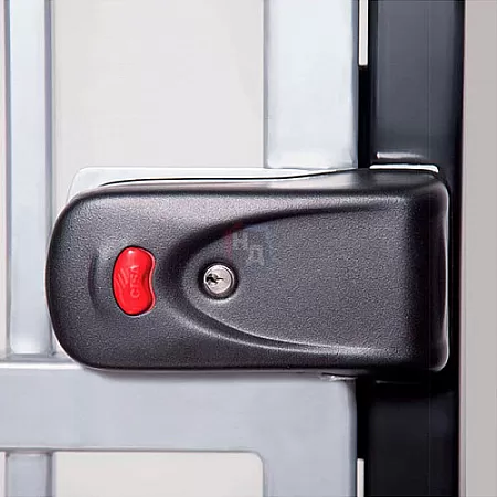 Замок накладной электромеханический CISA Elettrika 1A731 черный (BS50/60/70/80мм) открывание внутрь