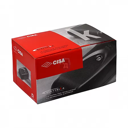 Замок накладной электромеханический CISA Elettrika 1A731 черный (BS50/60/70/80мм) открывание внутрь