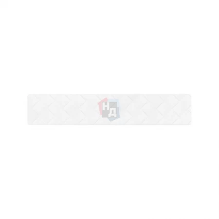 Декоративная вставка (инсерт) для ручки Aprile Hedera без отверстия под WC-фиксатор белый декорированный
