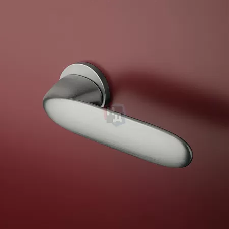 Дверная ручка Aprile Peonia R 7S AS матовый хром