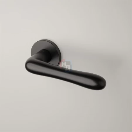 Дверная ручка Aprile Cynia R 7S AT черный матовый