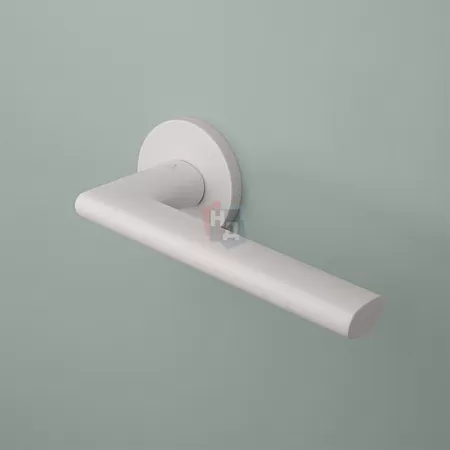 Дверная ручка Aprile Kalmia R 7S AT белый матовый