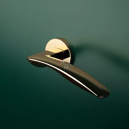 Дверная ручка Aprile Robinia R 7S AS полированная латунь