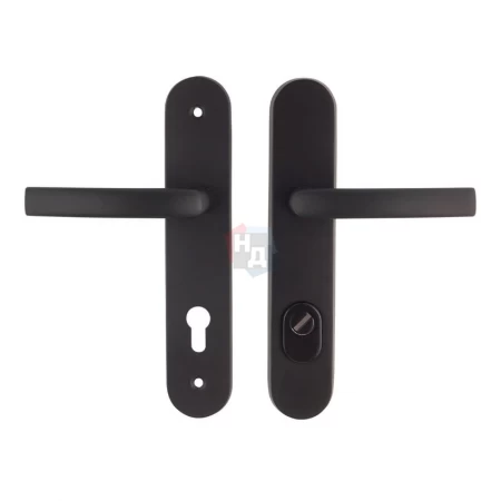 Защитная дверная ручка Siba HSS Guardian PZ-85 черный матовый