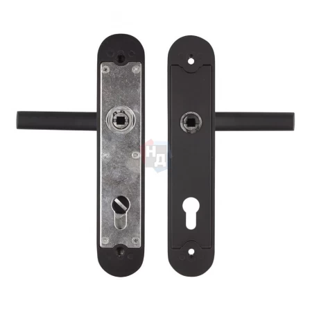 Защитная дверная ручка Siba HSS Guardian PZ-85 черный матовый