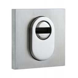 Броненакладка накладная Disec NX2F Guard Quadra SQUARE внешняя нержавеющая сталь