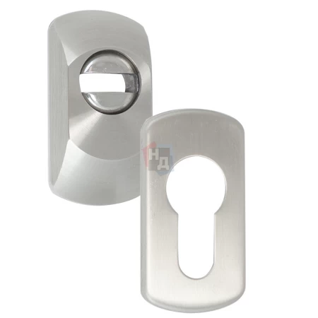 Броненакладка накладная Disec SG19 Guard OVAL нержавеющая сталь