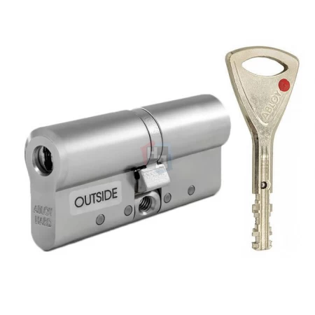 Цилиндр Abloy Protec 2 HARD 88 (42x46) CY332 ключ-ключ HCR хром матовый