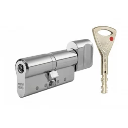 Цилиндр Abloy Protec 2 HARD 108 (32x76T) CY333 ключ-тумблер CR хром