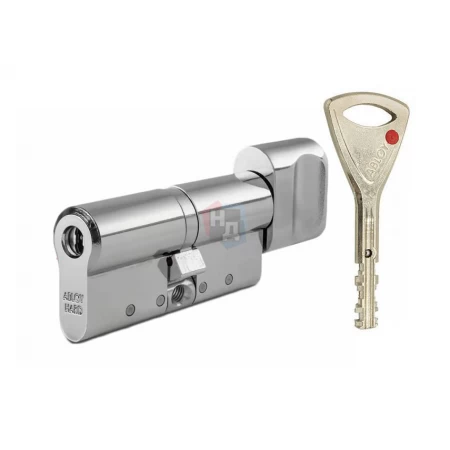 Цилиндр Abloy Protec 2 HARD 108 (32x76T) CY333 ключ-тумблер CR хром