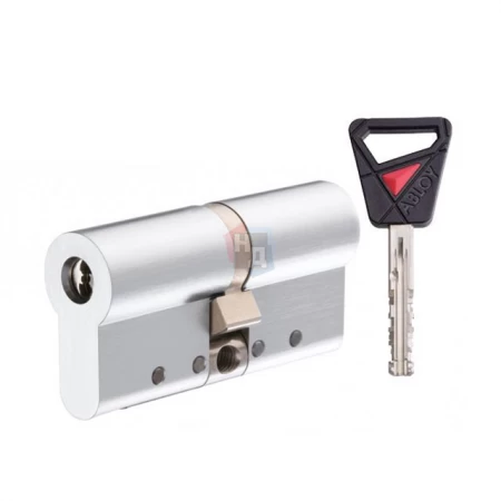 Цилиндр Abloy Novel 130 (62,5x67,5) CY322 ключ-ключ HCR хром матовый
