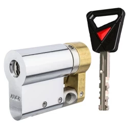 Цилиндр Abloy Novel 43 (32,5x10,5) CY321 ключ-половинка CR хром