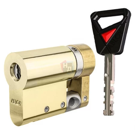 Цилиндр Abloy Novel 68 (57,5x10,5) CY321 ключ-половинка KILA латунь